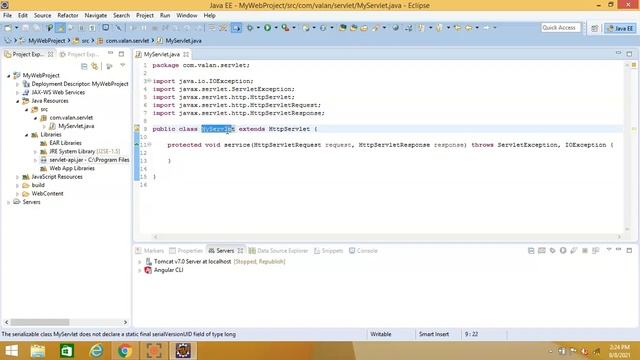 How to Create and Run a Simple Servlet смотреть онлайн