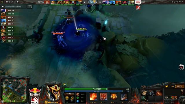 LGD.cn vs Royal - RedBull ECL, group A смотреть онлайн