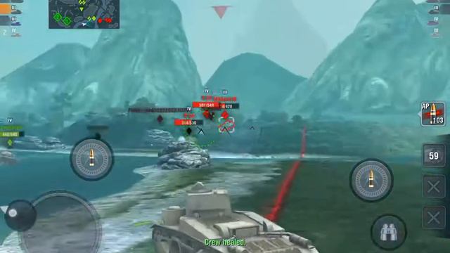 World of Tanks Blitz. Medium Mk. III .Top Android GAME. Play Store. Samsung Galaxy S6. Part 144. смотреть онлайн