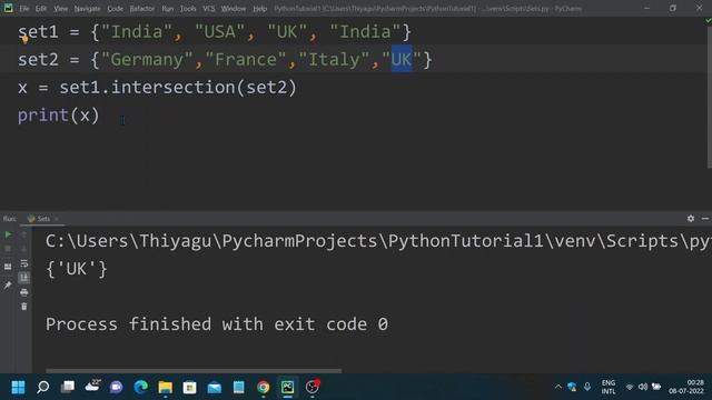 Python Sets: Part 2 - Join Sets | Python Beginners Tutorial | An IT Professional