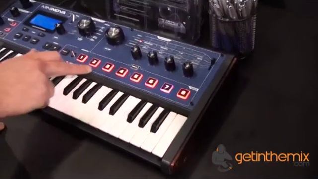 Novation MiniNova studio synthesizer with GetintheMix.co.uk @ NAMM 2013 смотреть онлайн