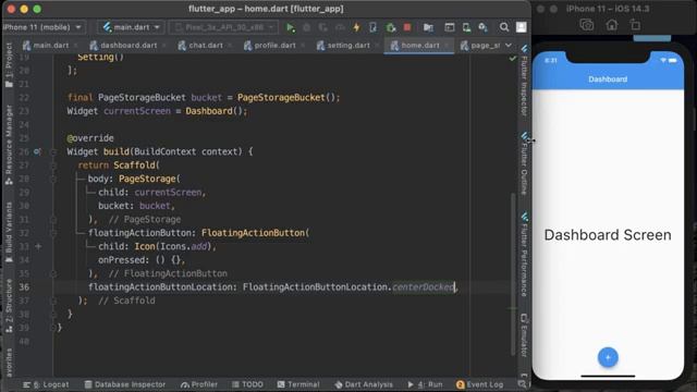 Floating Action Button |  Bottom Navigation BarItem | #flutter #flutterdeveloper