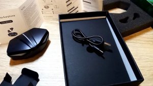 Наушники К55 беспроводные распаковка