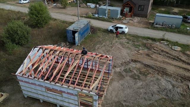 Каркасный домик