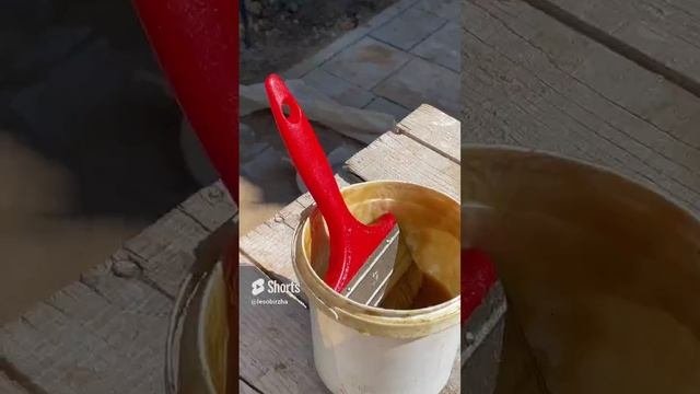 ? Покраска хозблока!