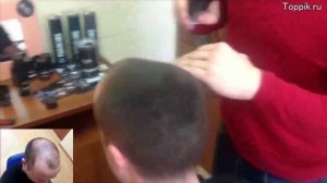 Как скрыть залысину за минуту.