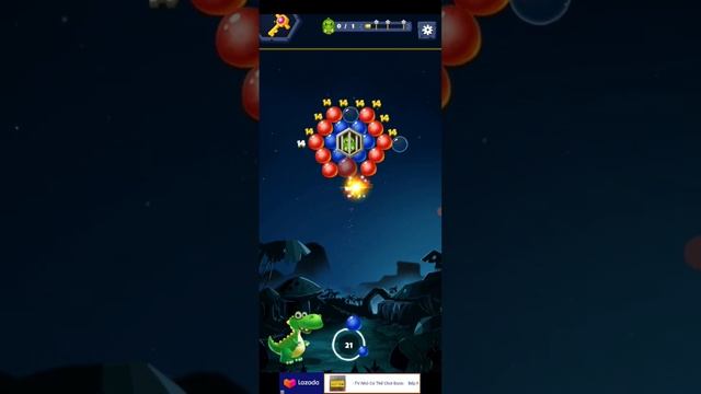 (Uploaded video) Bubble Shooter Dragon Pop Level 7 Gameplay