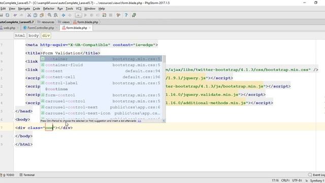 Advance Laravel JQuery Form Validation