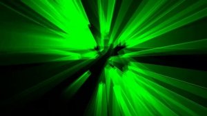 Футаж фона: Лучи лазерной зелёной абстракции