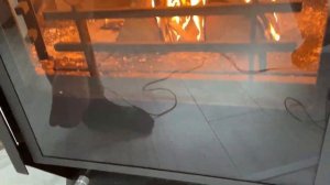 Первый запуск камина Black Stove 13