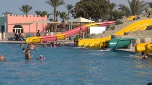 Открытие аквапарка. Отель Sunrise Royal Makadi Resort 5 & Aqua Park. Макади-Бей. Хургада. Египет