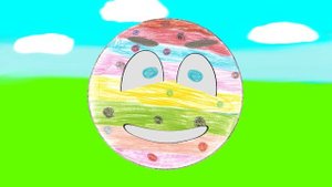 Ожившие Рисунки - Мячик. Мультфильмы из рисунков детей