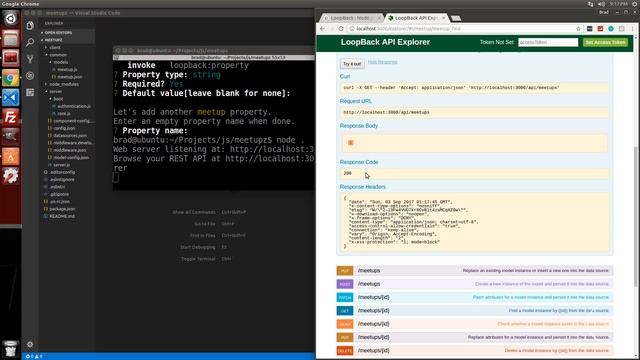 LoopBack REST API with Authentication смотреть онлайн