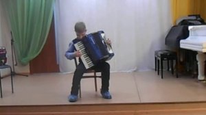 Замечательная игра на аккордеоне