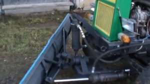 Самодельный поворотный отвал