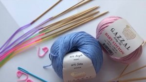 Обзор пряжи Gazzal baby cotton. Пряжа от Gazzal