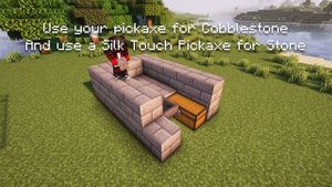 Minecraft EASY Automatic Stone Farm Tutorial 1.20 | Java & Bedrock