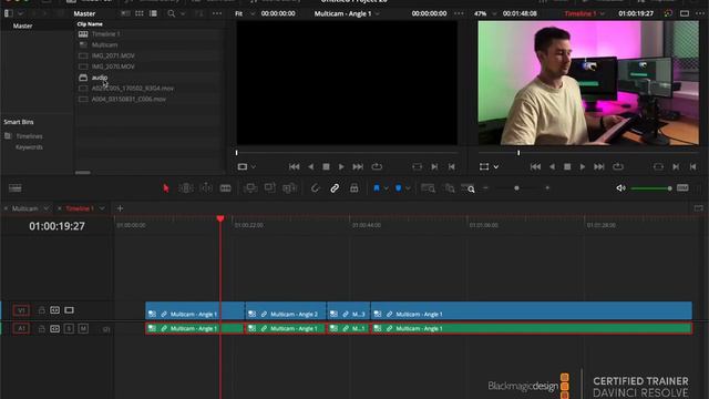 multicam с объединёнными аудио смотреть онлайн