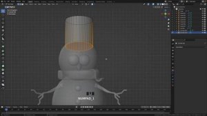 Урок по созданию снеговика в Blender 3.6