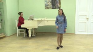 София Зржельская академический вокал соло категория 10-13 лет 2 тур