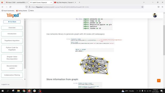 Module 3 Python Code for Page Rank | Recommendation Systems and Ranking Algorithms | Data Science
