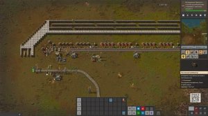 Factorio оборона периметра, модульная стена, поезд снабжения.