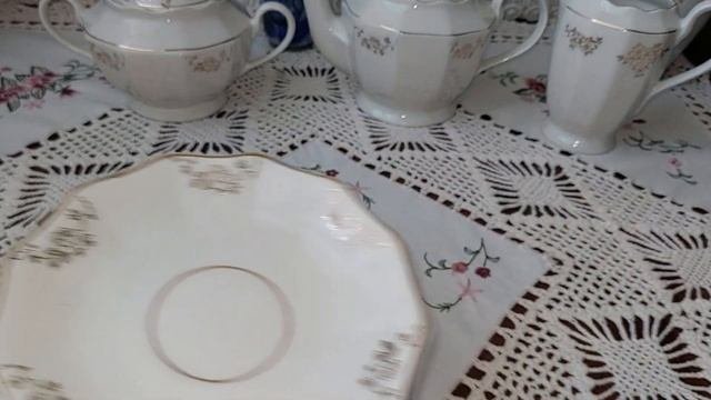 Фарфор. СССР. Рига. Чайный сервиз 