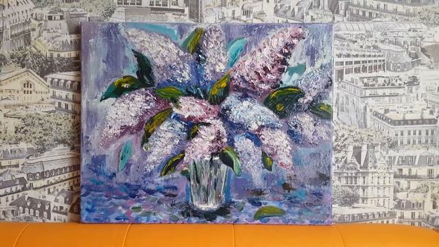 Итоги розыгрыша №2 картин маслом. Картина Сирень смотреть онлайн