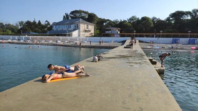 дивноморское 2021. 1 августа. Геленджик. отличная погода. поныряем смотреть онлайн