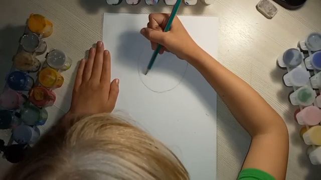 РИСУЕМ ВОЛКА ГУАШЬЮ смотреть онлайн