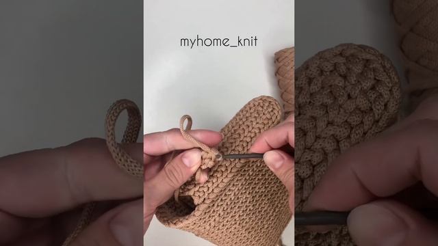 Ремешок, ручка из полиэфирного шнура, как я вязала. смотреть онлайн