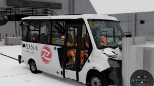 ГАЗель NEXT: Необычный краш-тест с манекенами в BeamNG.drive