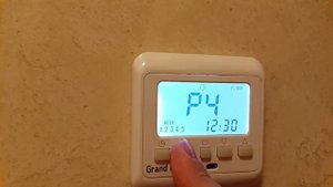 Настройка таймера электрического теплого пола