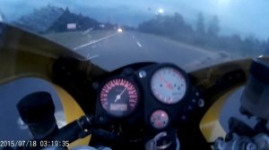 Прострел на Honda VTR 1000 F