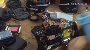 Nikon D90 disassembling changing shutter motor and repair