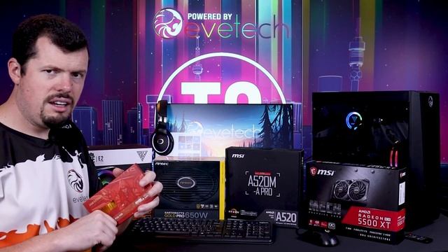 Evetech AMD 5600x Budget build Overview! смотреть онлайн