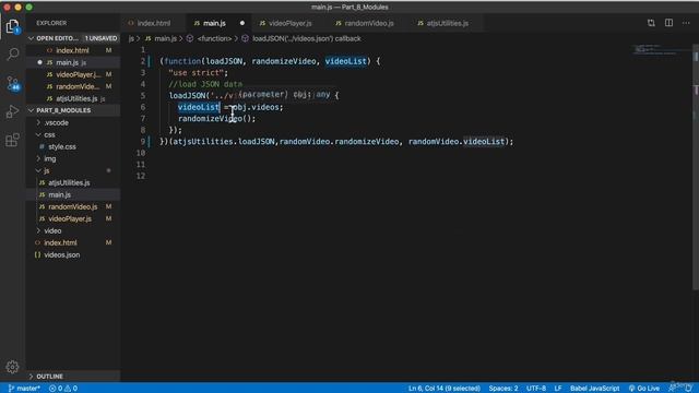JavaScript Critical Parts 1208 Traditional Module Pattern Linking Exercise Follow Up