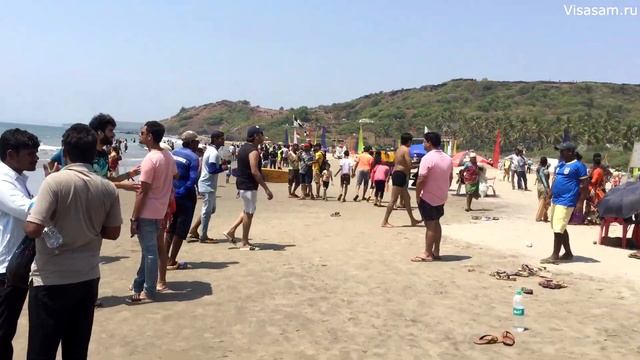 Пляж Вагатор (Vagator beach) в Северном Гоа в 2023 году: отзывы,где находится, интересные места смотреть онлайн
