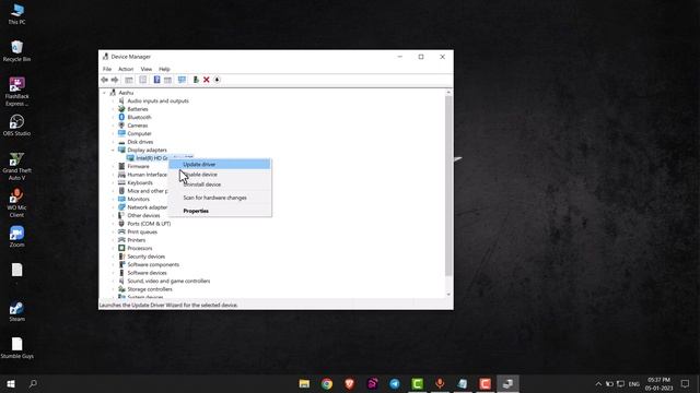 How to Update Display Drivers in Windows 10