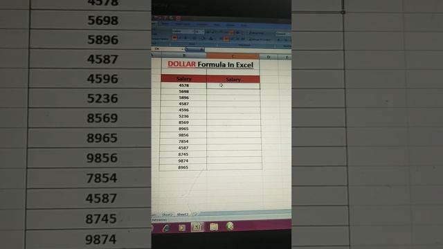 Dollar Formula in Excel ?? #exceltips #microsoftexcel #advancexcel #trending #excelsolutions