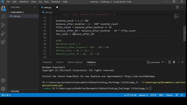 Build An ATM Machine in Python | Python Coding Challenge | Beginners Tutorial