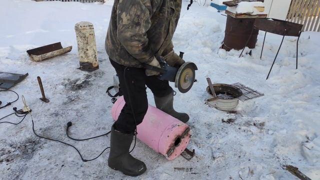 Мангал-барбекю своими руками из старого бойлера смотреть онлайн