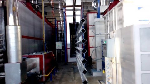 Обзор линии порошковой окраски