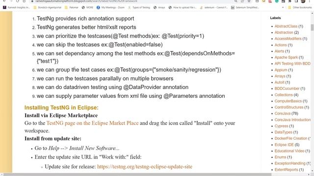 WebDriver Junit InternalFrame Program TestNG Introduction TestNG Installation May05 2023 смотреть онлайн