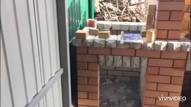 #кладкакирпича #мангальный комплекс #зуб #строительство маленького мангального комплекса смотреть онлайн