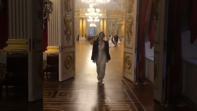 МАРИНА АЛЕКСАНДРОВА НА СЪЁМКАХ