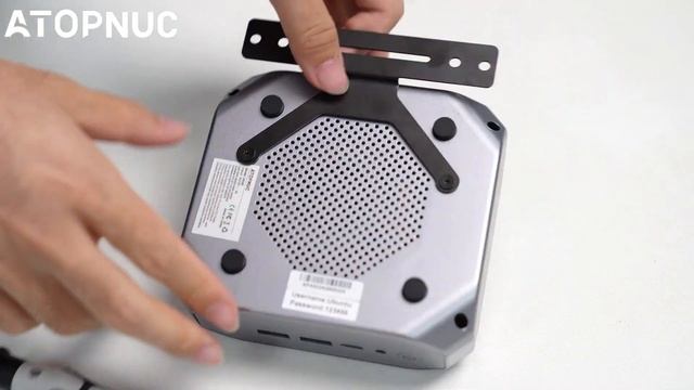 ATOPNUC INSTALLATION GUIDE: How to mount the Mini PC to the monitor,AMD MINI PC,A9 9400 смотреть онлайн