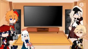 | Fatui Harbingers + Paimon and Aether React to Lumine Angst | Genshin impact |