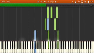 Julián Aguirre - Triste Nº4 [Synthesia Piano Tutorial]