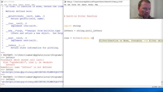 Python Basics Built in Filter Function